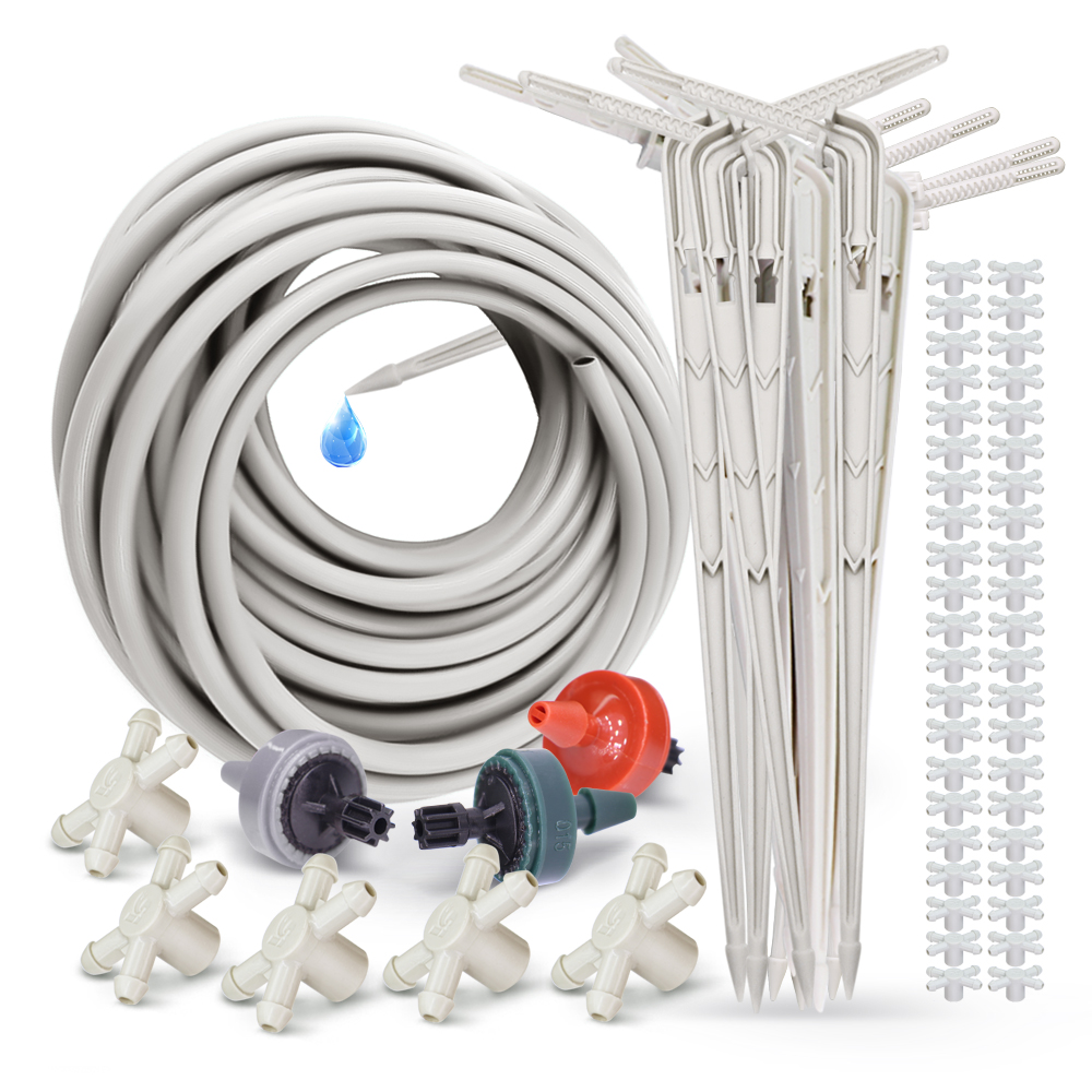 Smart Garden Sprinkler System - 20 м 2/4/8 л компенсационная капельница,
