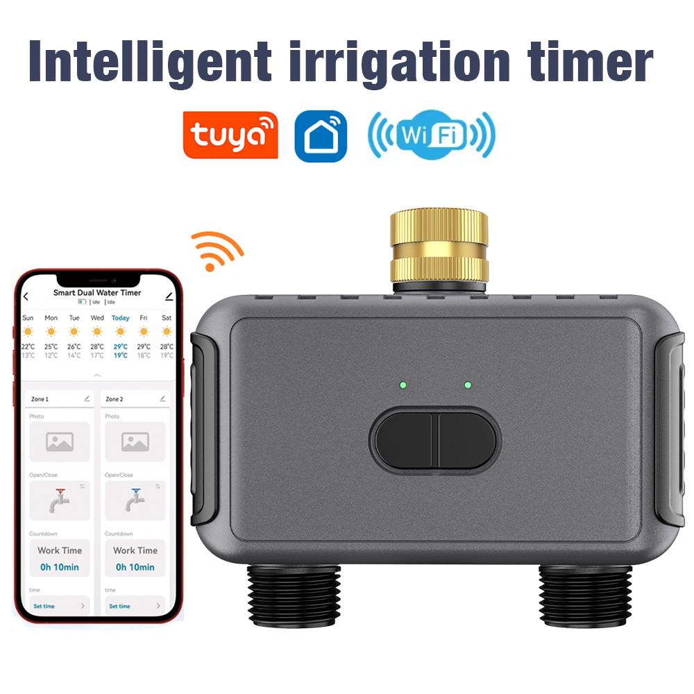 Smart Garden Sprinkler System - Автоматический Wi-Fi таймер полива с двумя