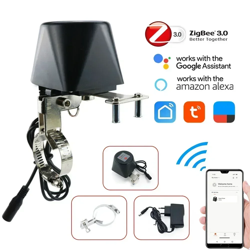 Smart Garden Instructions - Умный газовый клапан Tuya Zigbee, Wi-Fi,