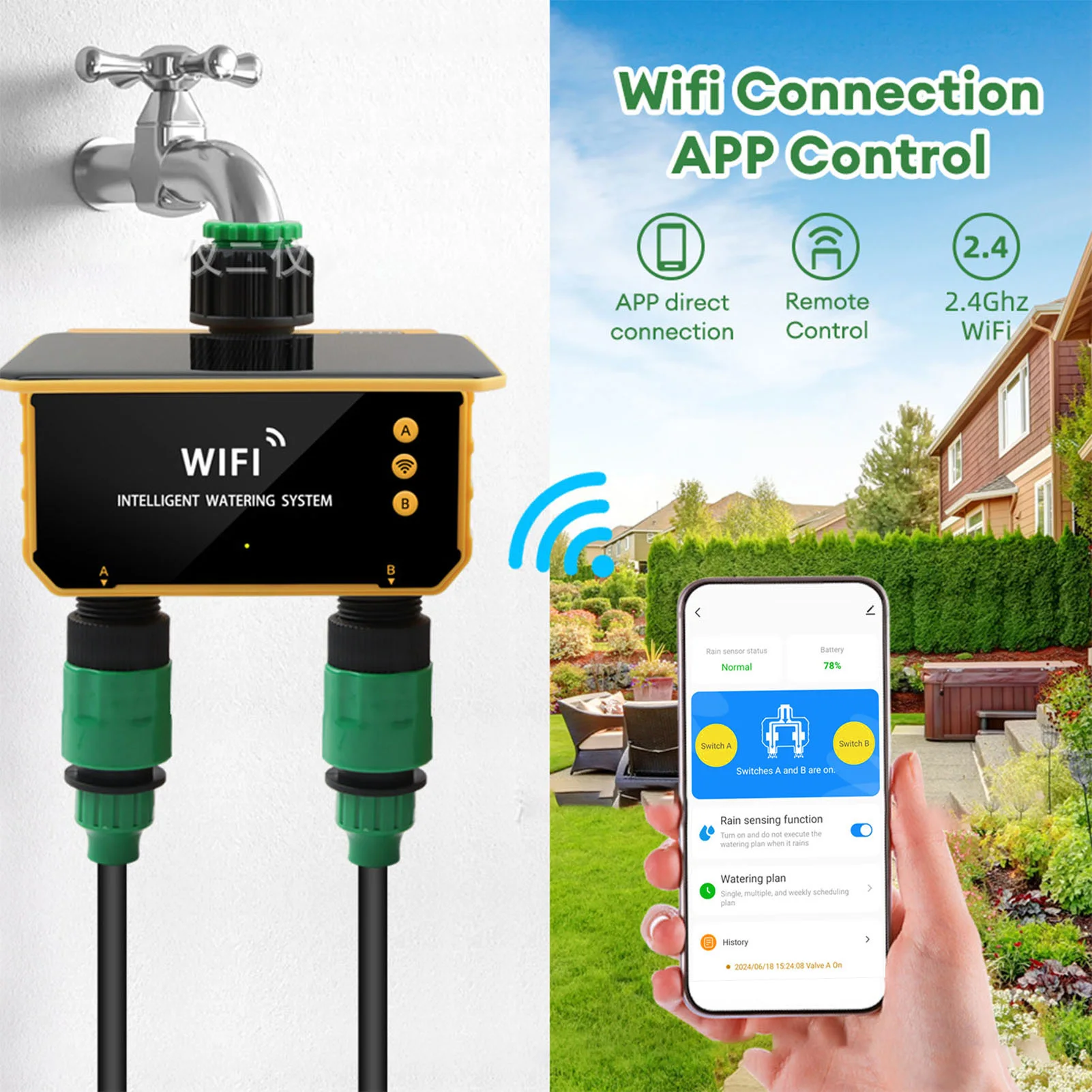 Солнечный Wi-Fi таймер для умн – обзор и цена Smart Garden Usa