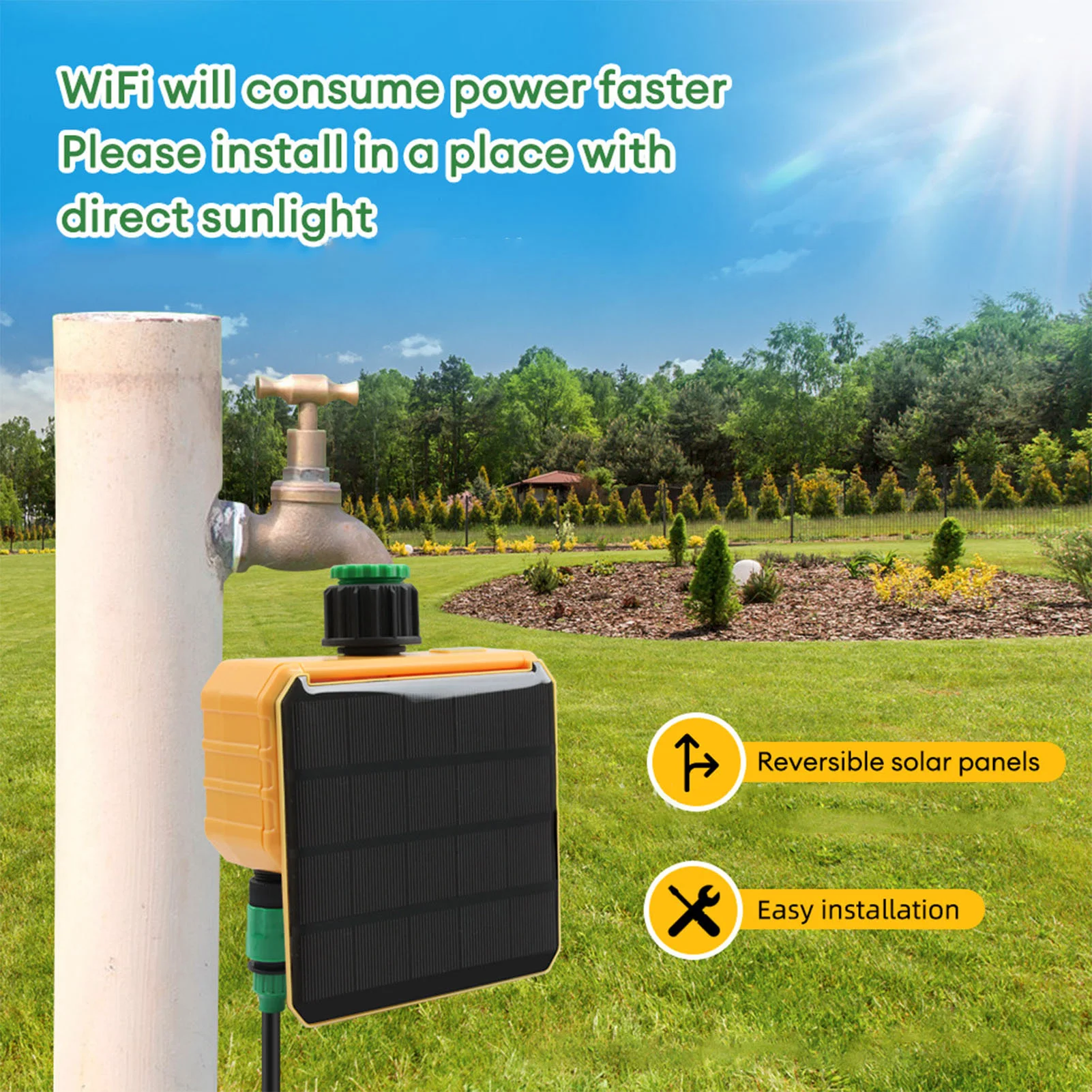 Солнечный Wi-Fi таймер для умн – обзор и цена Smart Garden Usa