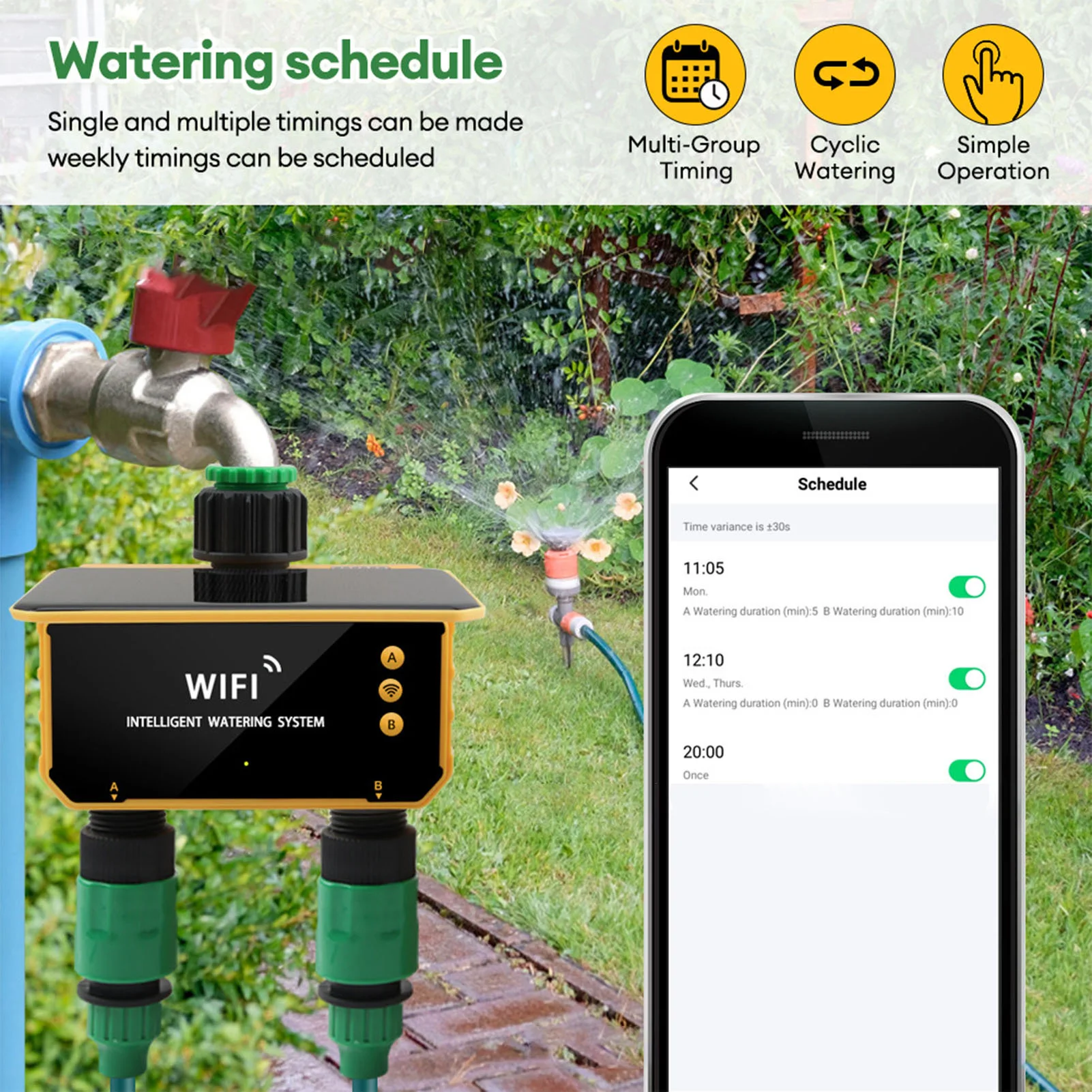 Солнечный Wi-Fi таймер для умн – обзор и цена Smart Garden Usa