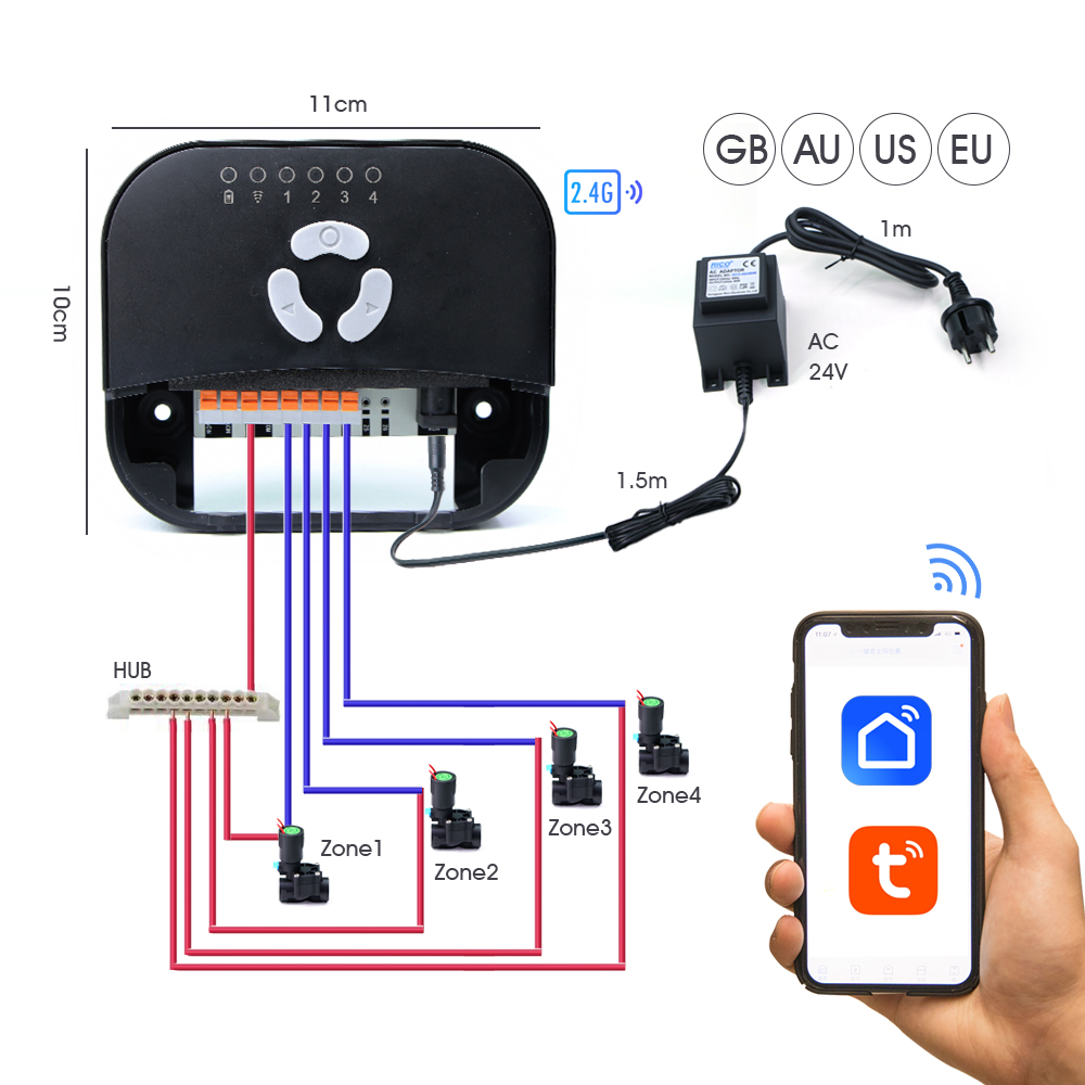 Контроллер электромагнитного к – обзор и цена Smart Garden Hose Timer
